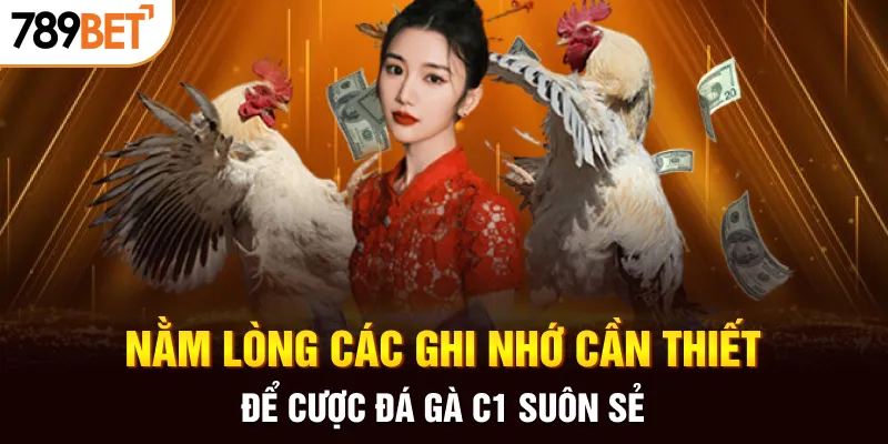 Nằm lòng các ghi nhớ cần thiết để cược đá gà C1 suôn sẻ