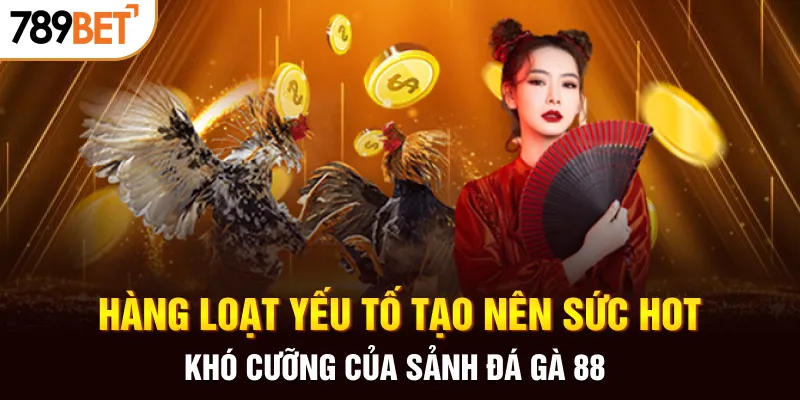 Hàng loạt yếu tố tạo nên sức hot khó cưỡng của sảnh đá gà 88